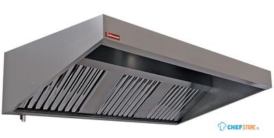 Diamond Muurdampkap 5 labyrintfiltres 500x500 mm | CSL3500/N