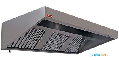 Diamond Muurdampkap 2 labyrintfiltres 500x500 mm | CSL1500/N