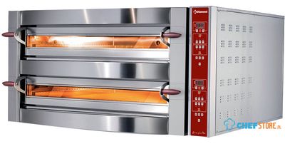 Elektr. Oven 2 Kamers 2X 6 Pizzas 350Mm | Diamond | GDX12/35-LDP--230/3-