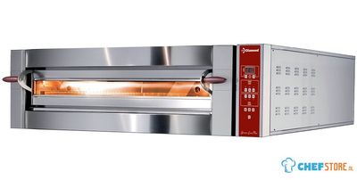 Elektrische Oven 1 Kamer 4 Pizzas Ø 350 Mm | Diamond | GDX4/35-DP