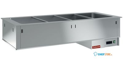 Droog Bain-Marie Element - kuip 4x GN 1/1 - Diamond DPA/BSC15 1