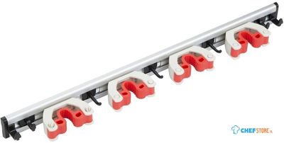 Jantex JB539 wandhouder voor stelen (4 klemmen)