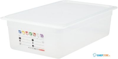 Cambro JN502 Safetrak IML polypropyleen voedselopslagbak 1/1 GN 150mm