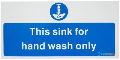 Vogue 'Hand wash only' bord | L952