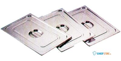 Diamond Deksel in inox met handgreep standaard 1/6- Ingebouwde versie.- Uitvoering in R.V.S. AISI 304 | 1/6-C 1