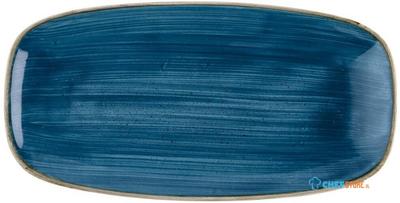 Churchill Super Vitrified Churchill Stonecast Java Blue Chefs Ovaal Bord 35.2 X 18.7 cm Pak van 6 - HR391