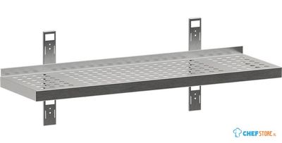 Diamond G103-SE3 Geperforeerd wandrek met 2 steunen en 2 rails