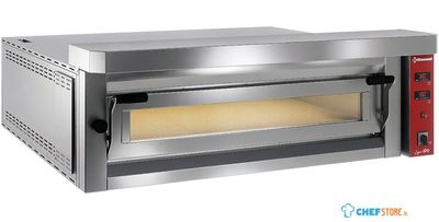 Diamond Elektrische Pizzaoven "extra Large", 9 Pizza's 350mm - FULL Vuurvaste Steen - LFD-09L-LX 1