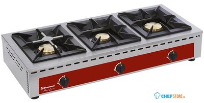 Diamond Brander, tafelmodel - 3 branders (7+5+7 kW) | RF3G/Q 1