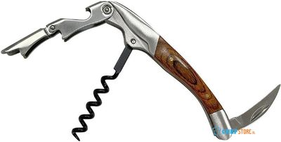 Beaumont CX007 Deluxe Kurkentrekker met Houten Handvat