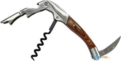 Beaumont CX007 Deluxe Kurkentrekker met Houten Handvat