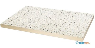 Bolero Rechthoekig Tafelblad in Terrazzostijl 1100x700 Mm - DZ874