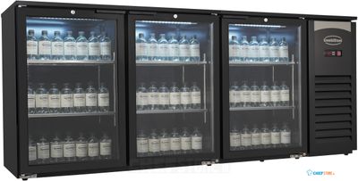 Combisteel 7503.0010 BARKOELER ZWART 3 GLASDEUREN