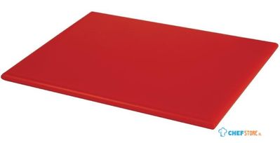 Hygiplas HDPE snijplank rood 300x225x12mm | HC866