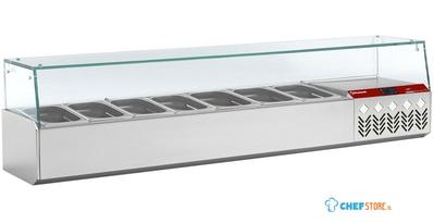 Gekoelde Structuur GN 7x 1/4, Met Rechte Ruit, Diamond SX160G/PP9 1