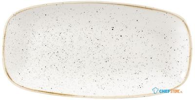 Churchill Stonecast Barley White Chefs Ovaal Bord 29.8 X 15.2 cm Pak van 12 - DW324