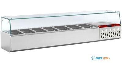 Gekoelde Structuur GN 7x 1/4, Met Rechte Ruit, Diamond SX160G/PP9 1