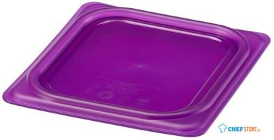 Cambro JN544 Safetrak IML polypropyleen afsluitdeksel paars 1/6 GN