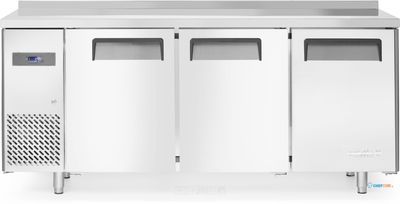 Koelwerkbank - 3 deuren Kitchen Line 60cm diep - Arktic 233382