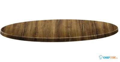 Topalit Classic Line rond tafelblad Atacama kersenhout 70cm |  DR928