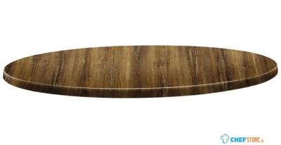 Topalit Classic Line rond tafelblad Atacama kersenhout 80cm |  DR929
