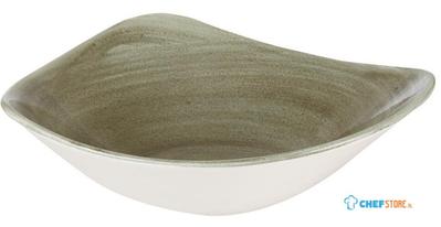 Churchill Stonecast Patina Burnished Green Lotus Kom 23.5 cm Pak van 12 - HC815