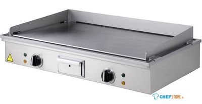 Diamond "Teppanyaki" elektrische plaat, 2 zones (2x 5 kW), tafelmodel | TYE-90/T-N 1