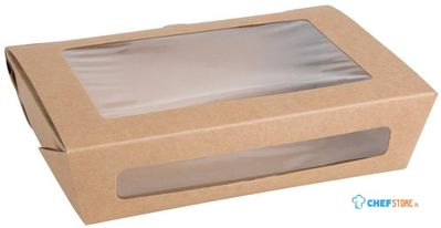 Fiestsa Green Saladebakken met PLA Venster (200 Stuks) - Fiesta Green FB677