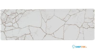 Churchill Super Vitrified Churchill Studio Prints Kintsugi Agate Grey Ovaal Bord 33 X 11 cm Pak van 6 - HR307