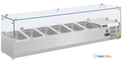 Polar G-Serie Koelvitrine 6x GN 1/4 - AB090