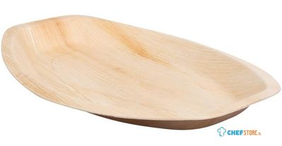 Fiesta Compostable Fiesta Composteerbare Ovale Palmblad Borden 360mm (Verpakking van 100) - HT876