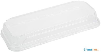 Fiesta Recyclable Fiesta Recyclebare PET-Deksels voor Nr. 2 Sushi Schalen (Pak van 300) - HX292