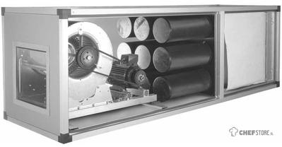 Diamond Filtrerende extractiegroep, 10400 m³/u, 2 snelheden | GF120-2V-230/3- 1