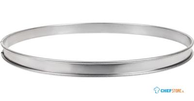 Matfer platte RVS taartring glad 28cm | DN962