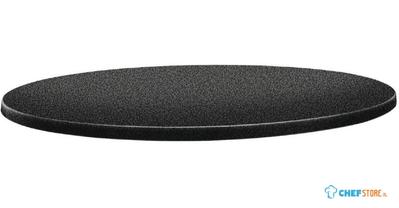 Topalit Classic Line rond tafelblad antraciet 80cm |  DR897