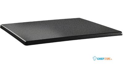 Topalit Classic Line rechthoekig tafelblad antraciet 120x80cm |  DR902