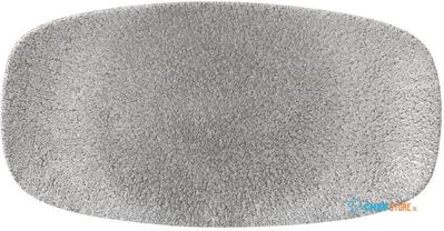 Churchill Raku Jasper Grey Chefs Ovaal Bord 29.8 X 15.2 cm Pak van 12 - FD883