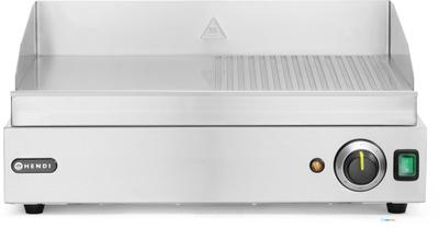 Hendi Bakplaat 1/2 glad,1/2 geribd 380x550x240mm 230V 2400W | 203156 1