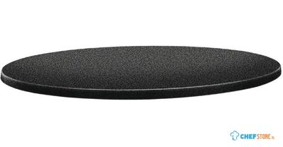 Topalit Classic Line rond tafelblad antraciet 80cm | DR897