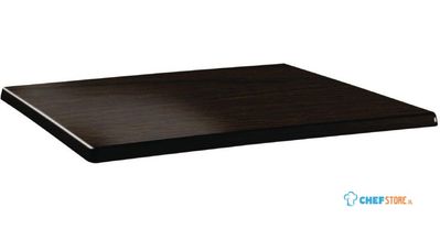 Topalit Classic Line rechthoekig tafelblad wengé 120x80cm | DR926