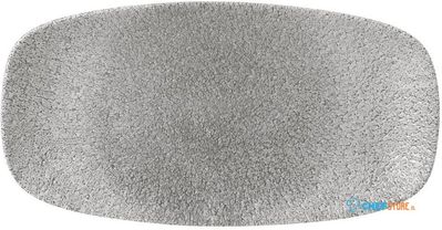 Churchill Raku Jasper Grey Chefs Ovaal Bord 29.8 X 15.2 cm Pak van 12 - FD883