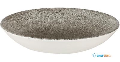 Churchill Raku Quartz Black Evolve Coupe Kom 24.8 cm Pak van 12 - HC771