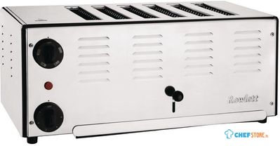 Rowlett Premier 6 Sleuven Broodrooster met Extra DuraHeat Elementen - HW901