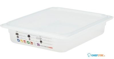 Cambro JN504 Safetrak IML polypropyleen voedselopslagbak 1/2 GN 65mm