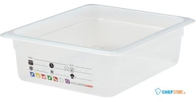 Cambro JN505 Safetrak IML polypropyleen voedselbewaarbak 1/2 GN 100mm