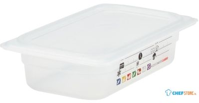 Cambro JN512 Safetrak IML polypropyleen voedselopslagbak 1/4 GN 65mm