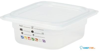 Cambro JN515 Safetrak IML polypropyleen voedselbewaarbak 65 mm 1/6 GN