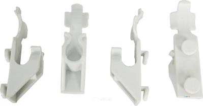 SET 4 CLIPS WIT Tbv 7487.0165 - Combisteel 7487.0185 1