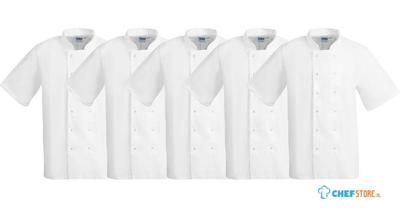 Whites Chefs Clothing SA821 Whites Boston Unisex Koksbuis Wit S (5 stuks)