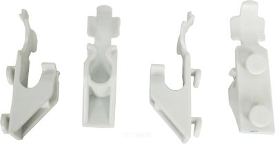 SET 4 CLIPS WIT Tbv 7487.0165 - Combisteel 7487.0185 1